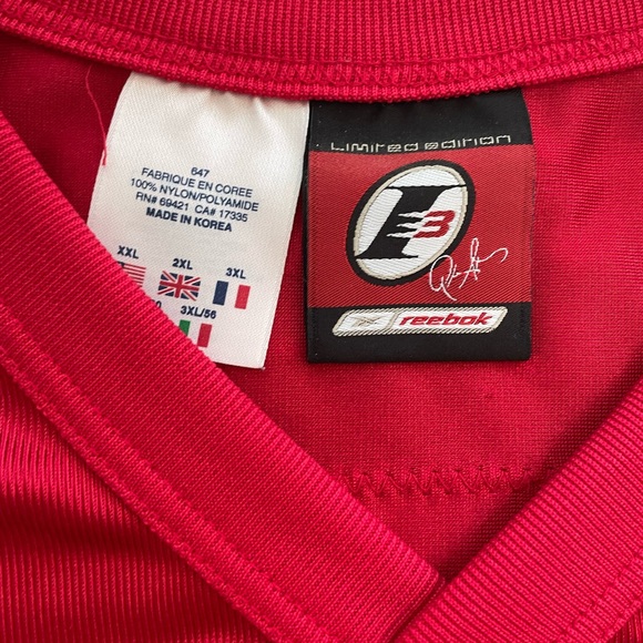 Vintage Reebok Allen Iverson I3 Limited Edition Football Jersey #3 XXL - Picture 2 of 9